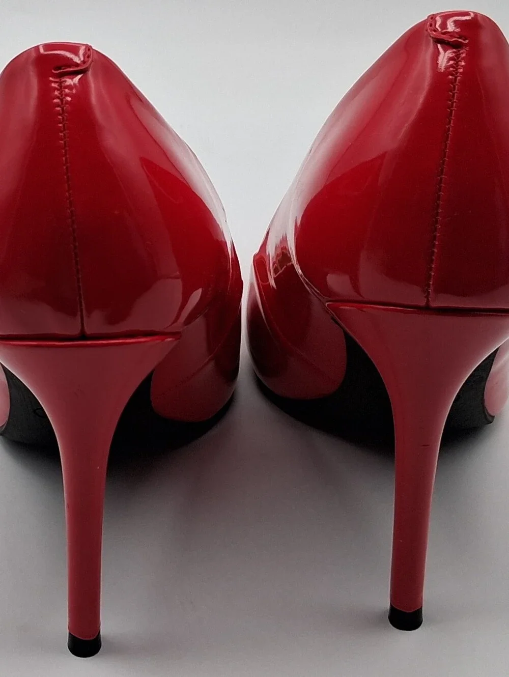 Women's Nine West Martina Red Patent Pointed-Toe High Heels. Size 9M.